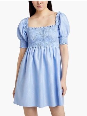 HILL HOUSE Athena Nap Dress in Blue Sparkle